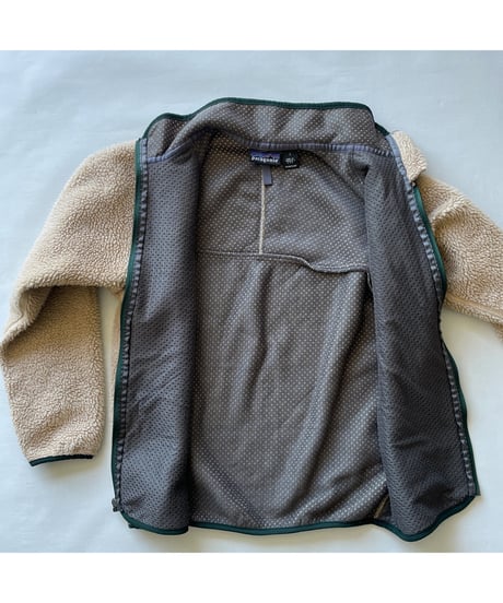 97s patagonia Retro Cardigan "natural / hunter green"