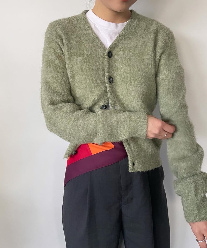 60s Sears mohair cardigan M | Clout