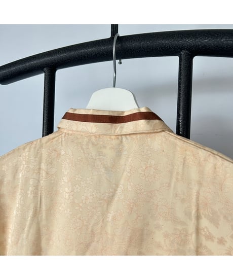 70s~80s Pajama shirt (Flower pattern)