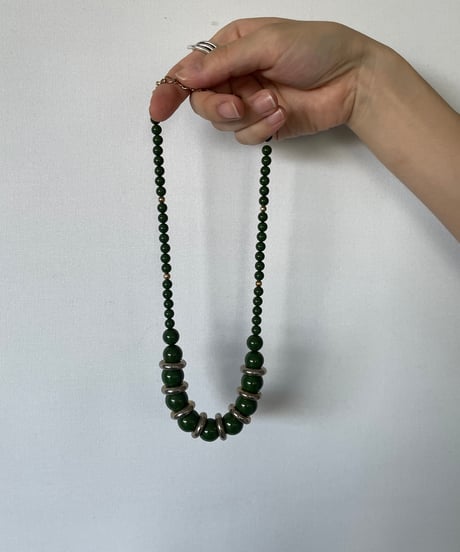 Vintage plastics ball necklace