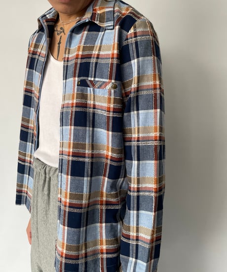 80s Check Zip-up Blouson