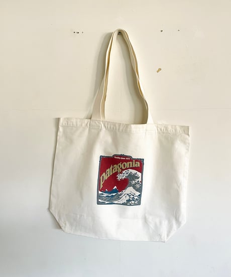 90-00s patagonia "KATSUSHIKA HOKUSAI" tote bag