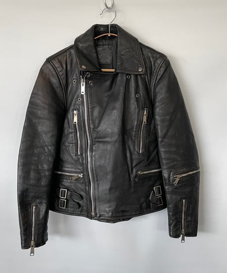 80s UK double riders jacket