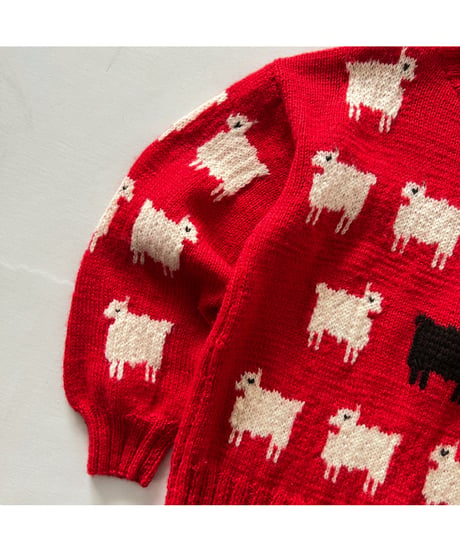 80s Princess Diana Black Sheep Knit