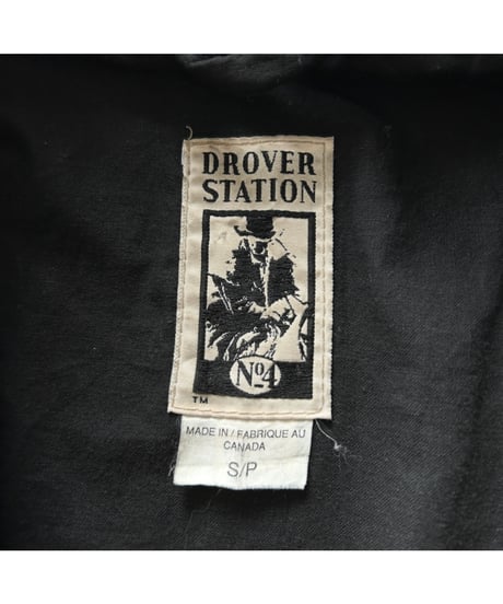 Vintage DROVER STATION Oiled Duster Coat