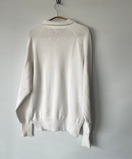90s RALPH LAUREN cotton knit shirt L