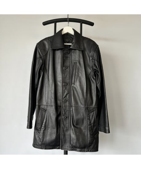 Vintage Leather Car Coat