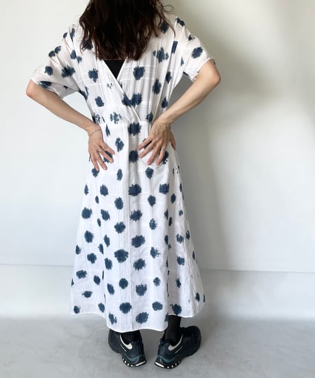 MADE IN USA blur dot dress