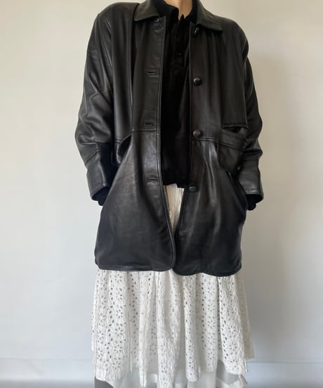 Ram leather Car Coat