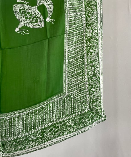 rajabrooke "BATIK WAU SCARF"  lt.hijau