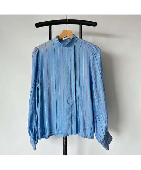 Europe vintage silk design blouse