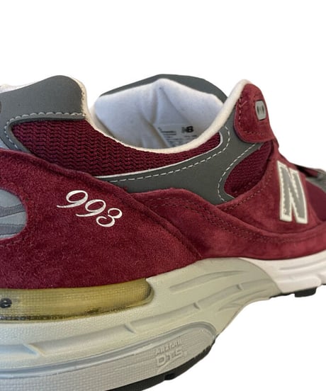 new!! New Balance 993 burgundy　９h