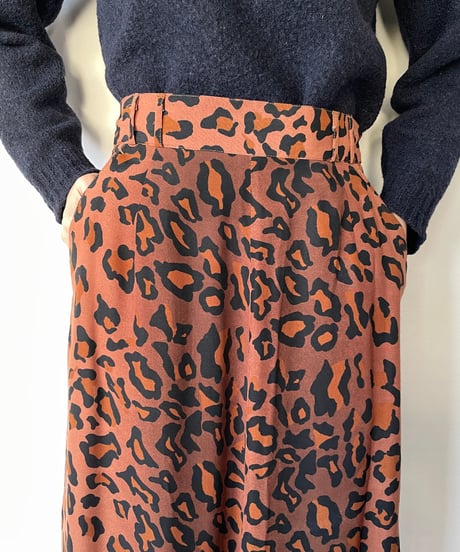 Euro Vintage Leopard Skirt