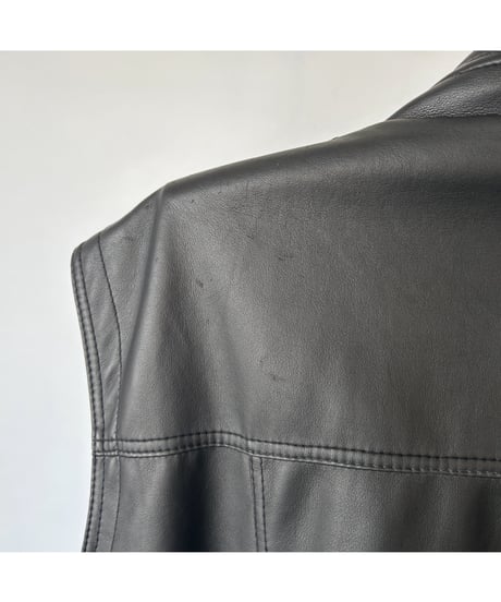 90s Leather Vest