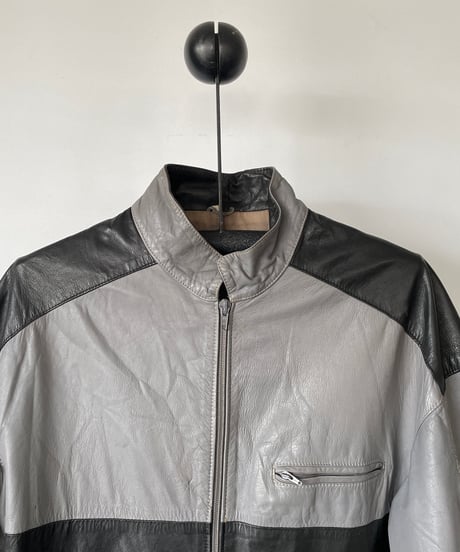 80s Two-tone Leather jacket
