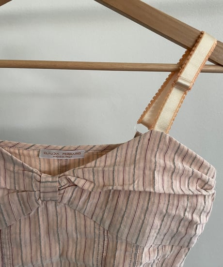 MADE IN ITALY Stripe camisole