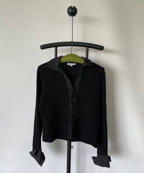 MADE IN FRANCE lace up shirts