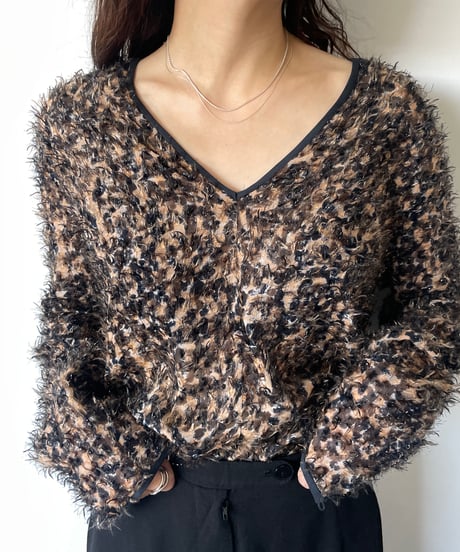 MaxMara leopard blouse