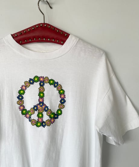 90s Vintage Flower peace Tee