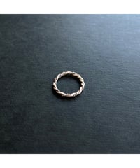 Vintage Silver 925 Rope ring ②
