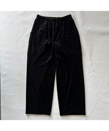 ANDER "VELOUR CURVY PANTS"