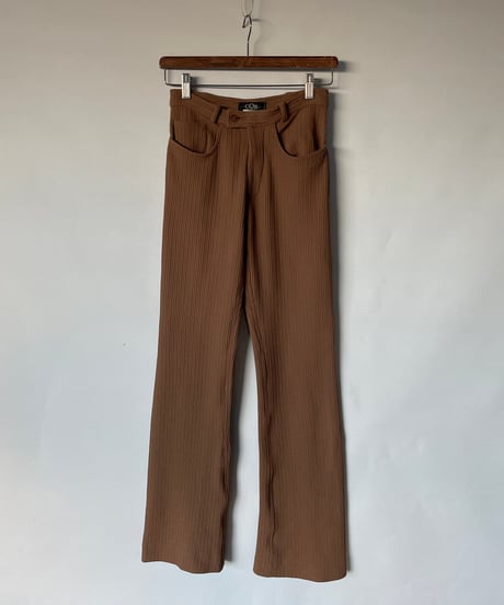 MADE IN ITALY ribbed pants