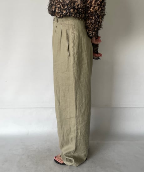 BANANA REPUBLIC LINEN Two-tuck Pants