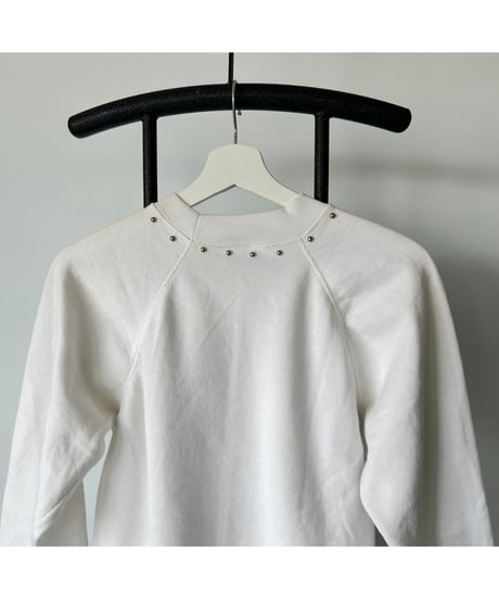 DEAD STOCK 80s Hanes Sweat white