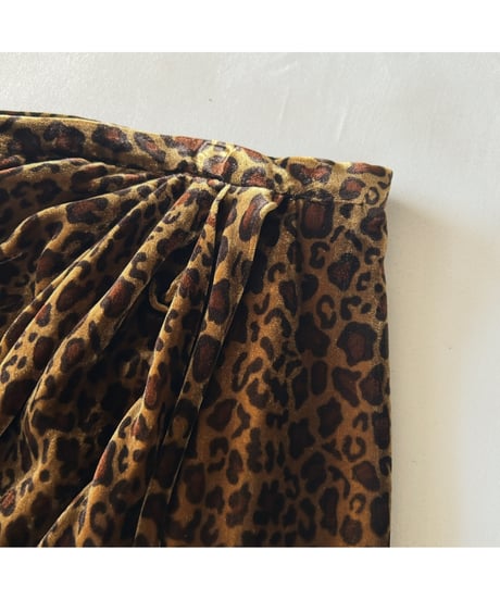 Ralph Lauren leopard silk skirt