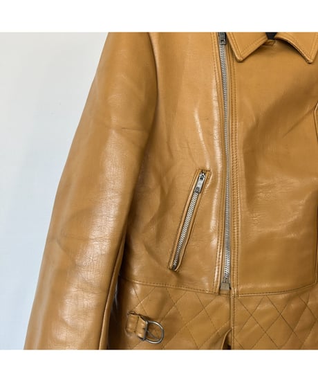 70s Camel Leather Jacket