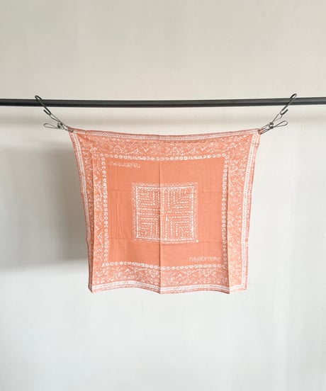 rajabrooke "BATIK WAU HANDKERCHIEF"  salmon pink