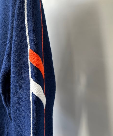 Navy Line Knit