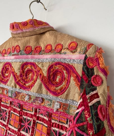90s mixed materials jacket