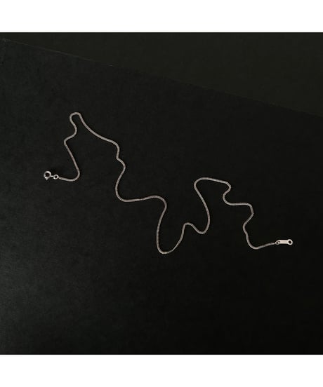 Vintage Silver 925 tiny chain necklace design Curb ⑧