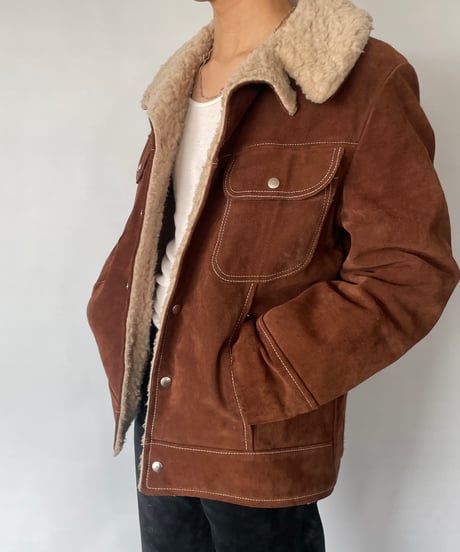70s TOWN CRAFT Suede Ranch Jacket
