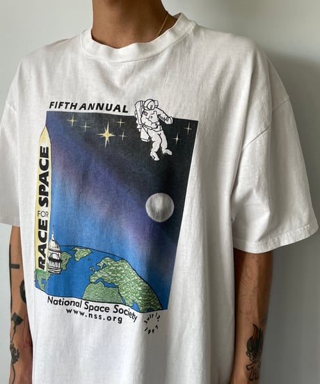 1997s Mc Donnell Douglas "RACE FOR SPACE" s/s tee