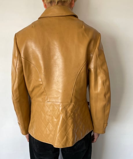70s Camel Leather Jacket