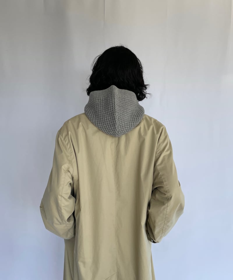 COMFORTABLE REASON ”Waffle Hood Scarf“ | Clout