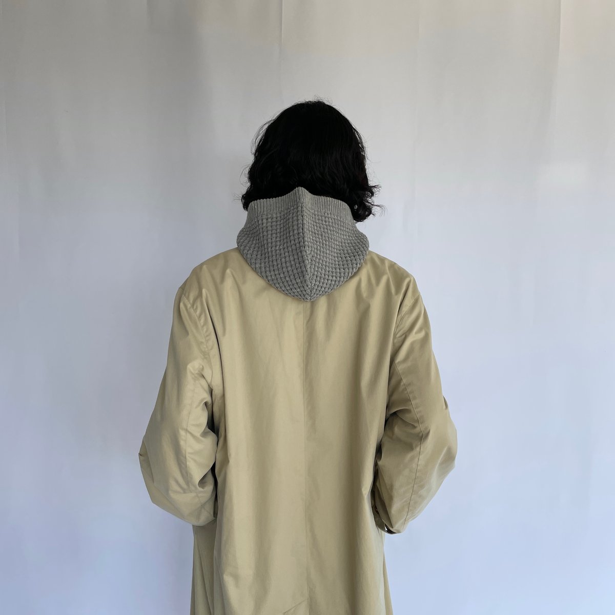 COMFORTABLE REASON ”Waffle Hood Scarf“ | Clout