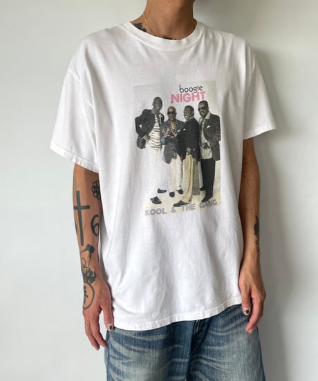 00s KOOL&THE GANG "boogie NIGHT" s/s tee