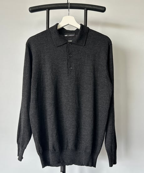 Wool 3B Knit Polo shirt