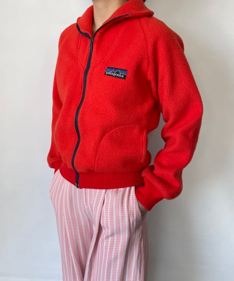 80s patagonia fleece / orange