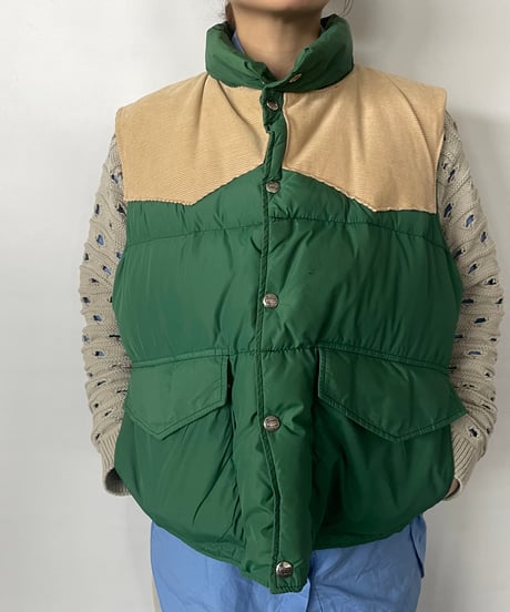 80s Woolrich down vest L
