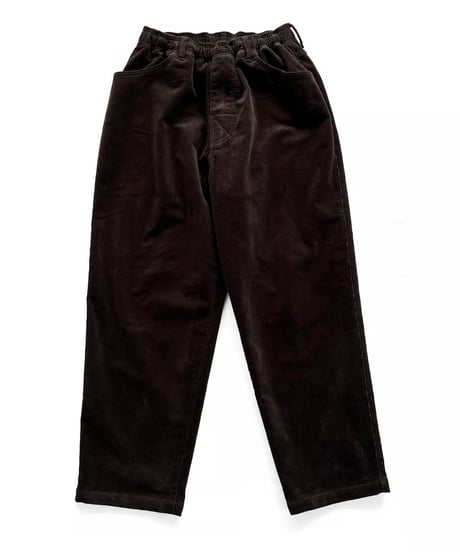 COMFORTABLE REASON "Brushed Lining Cords Slacks"