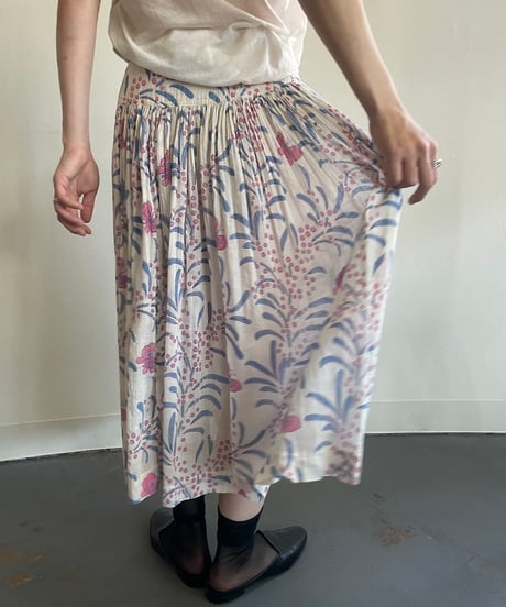 70s Indian cotton skirt