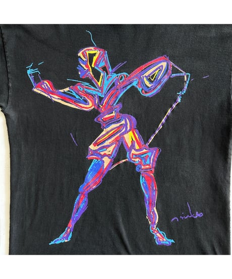 90s MILES DAVIS Art Tee "1985s Don Quixote"