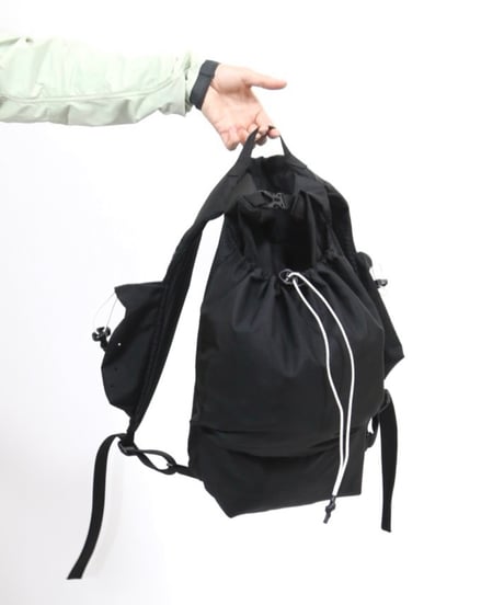 if space "City Hike Pack black waterproof nylon fabric"
