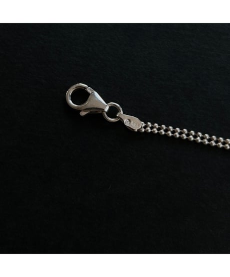 DEAD STOCK Vintage Italy 925 tiny chain Ball