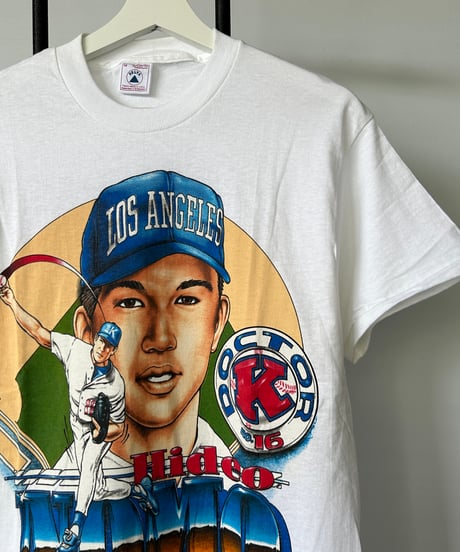 dead stock 90s HIDEO NOMO "DOCTOR K" s/s tee M
