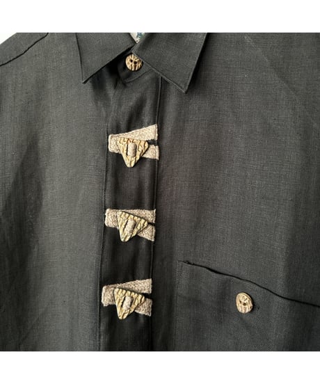 Europe Double breasted Linen Shirt